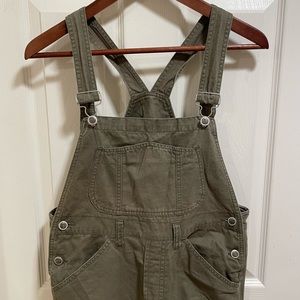 Olive Green Overall Bibs